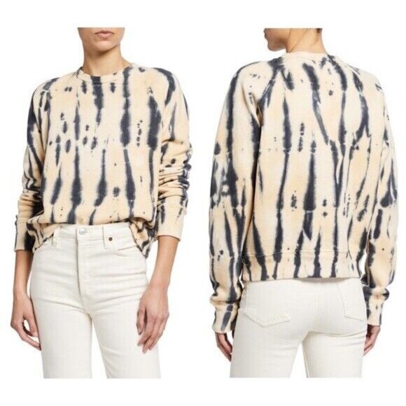 š
ŗRE/DONE Women BNWOT Tie Dye Sweatshirt New Xsmall Crew Neck - Picture 7 of 7